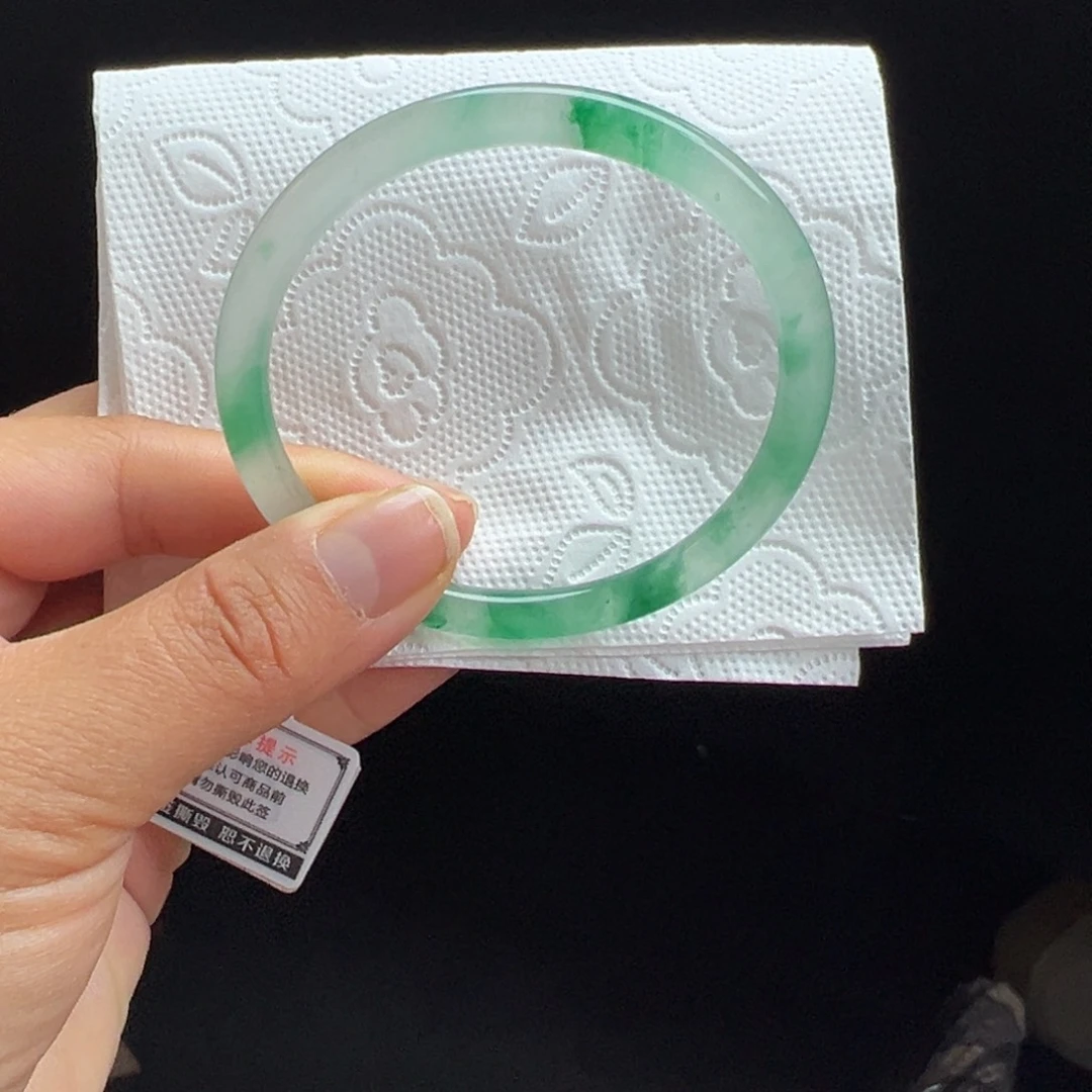 石英质玉未镶嵌手镯非洲翠5455