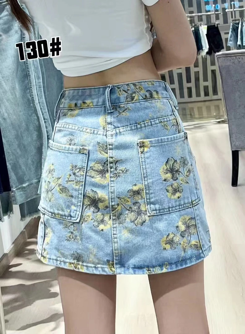 【短裤短裙专属链接】高腰拉链短裙纽扣千金风半身裙春夏显瘦