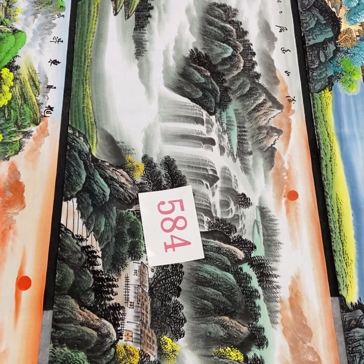 枕书斋画廊的直播间
