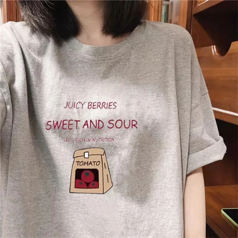 特大码300斤美式复古短袖T恤男女2025新款夏季小众宽松半袖上衣服