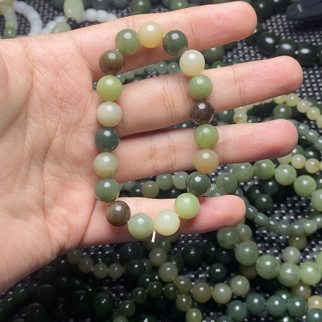 和田玉未镶嵌手串23