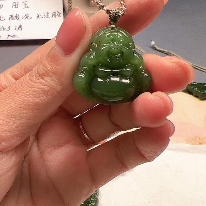 和田玉颈饰未镶嵌009
