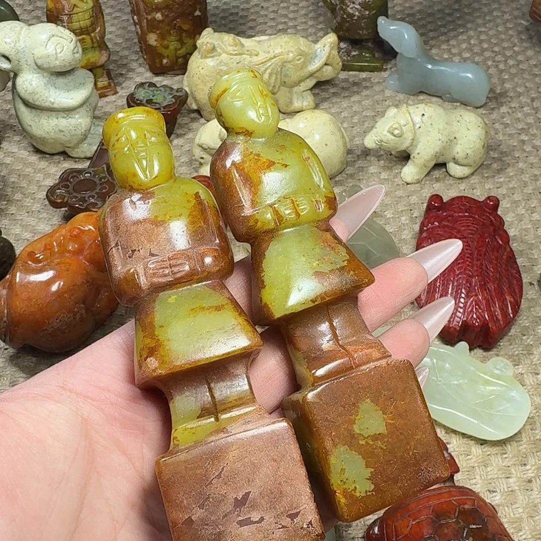 白玉菩提吊坠三*挂件