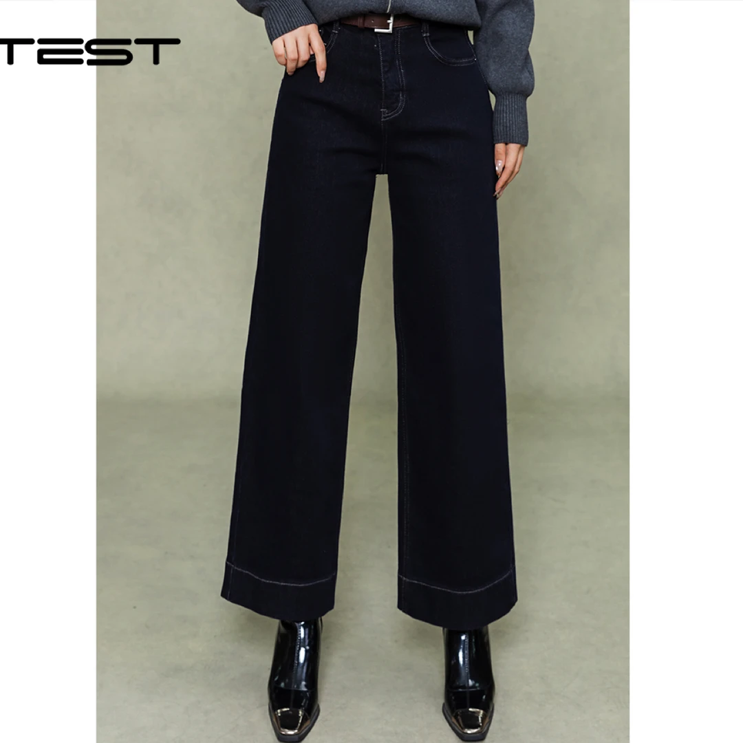 武冈她之蝶25冬裤 3254044款时尚牛仔裤