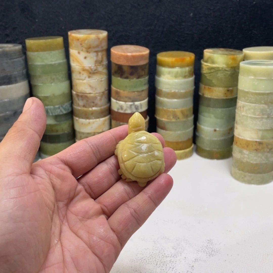 【闪购商品】蛇纹石玉珠宝半成品未镶嵌