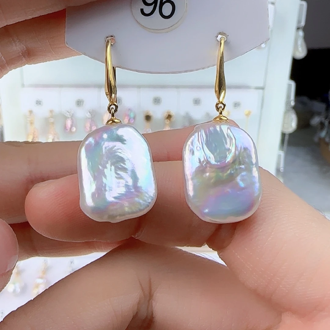 未镶嵌淡水珍珠耳饰