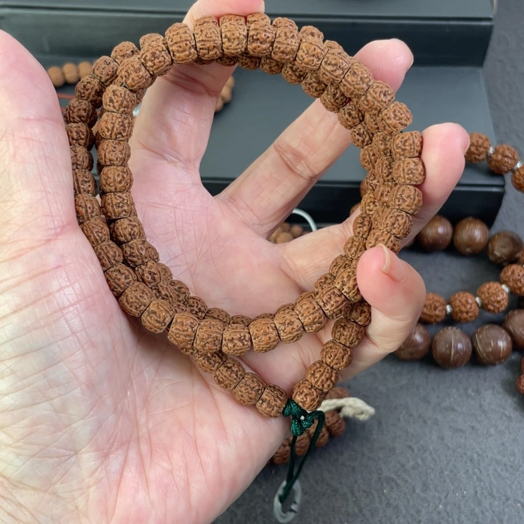 金刚菩提吊坠藏切盘龙108