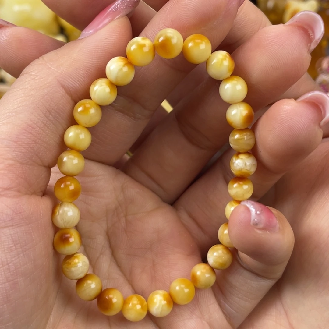 琥珀裸石未镶嵌蜜蜡