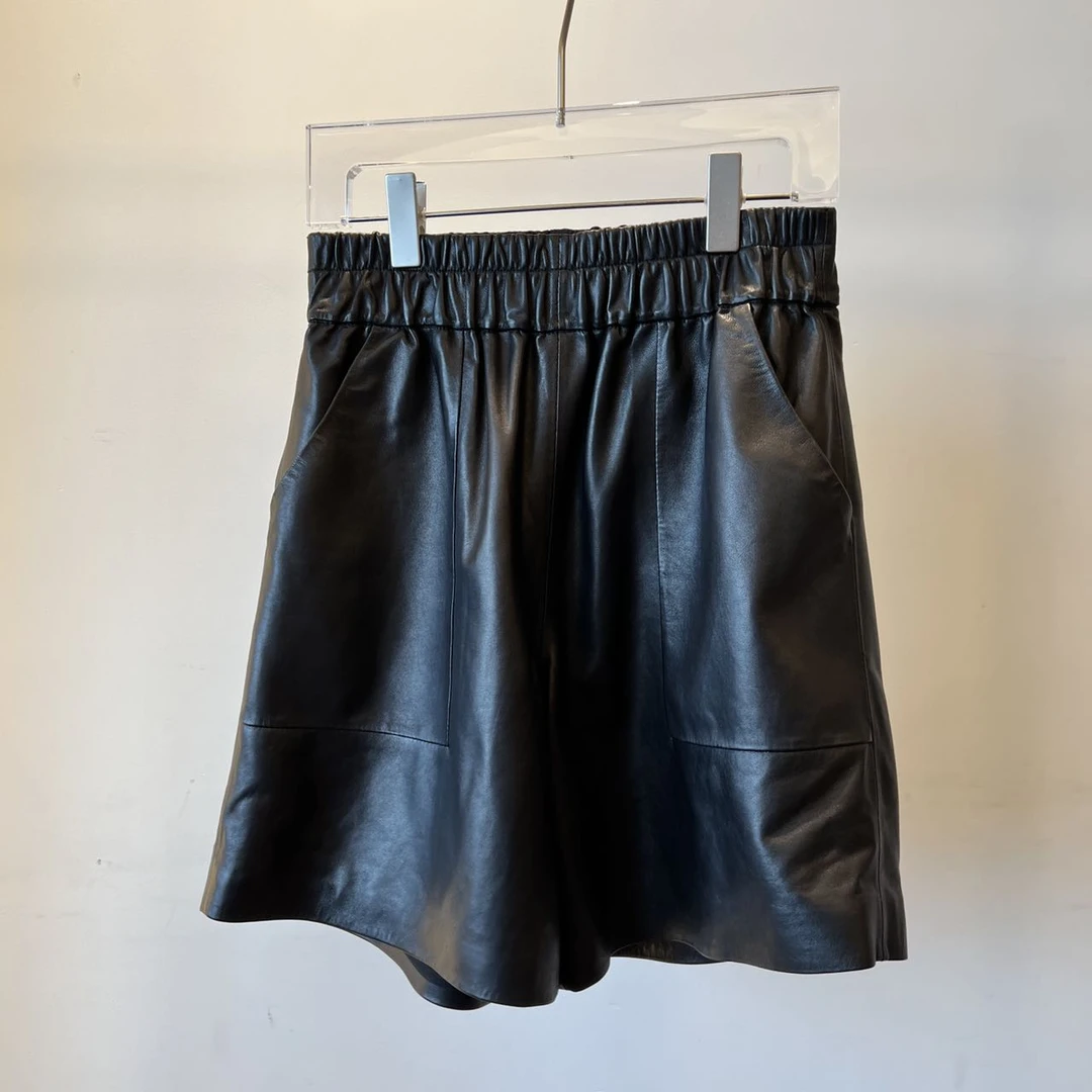 【大G精选】“行走态度” 羊皮短皮裤