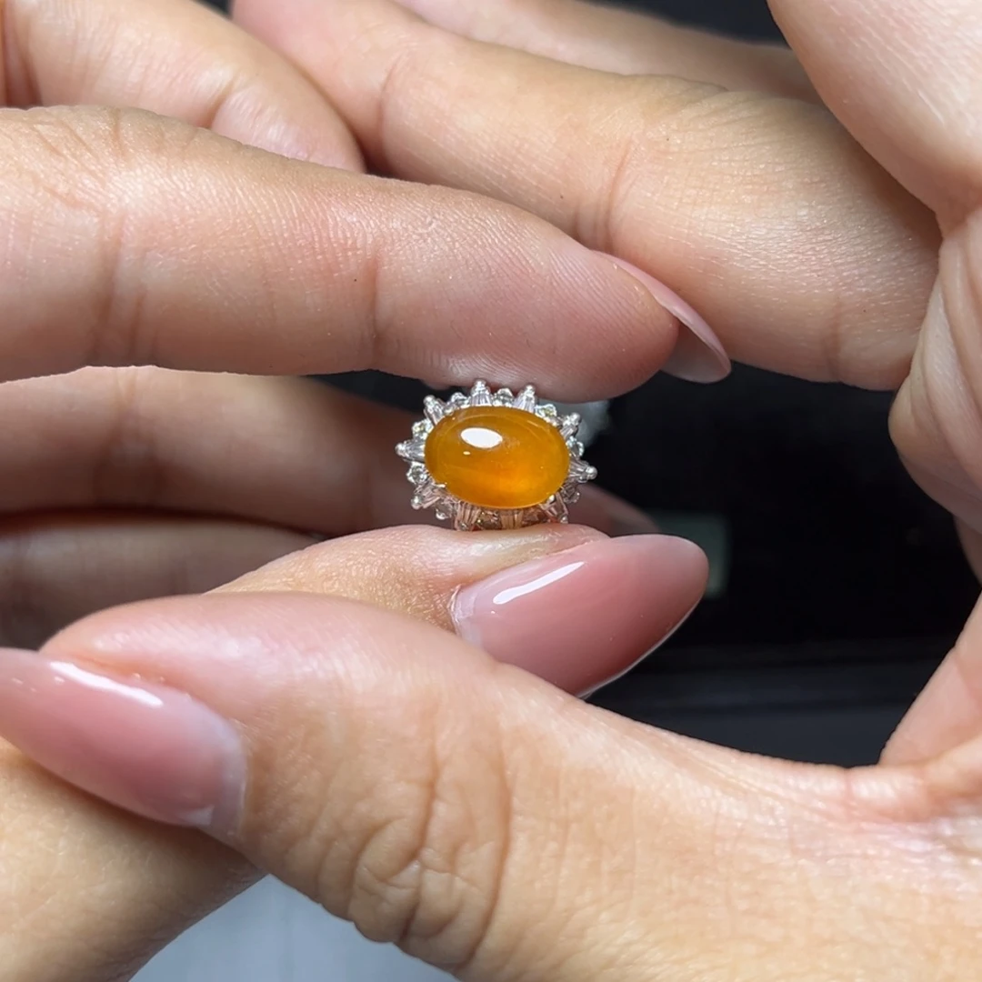 翡翠未镶嵌戒指缅甸天然翡翠Ａ货