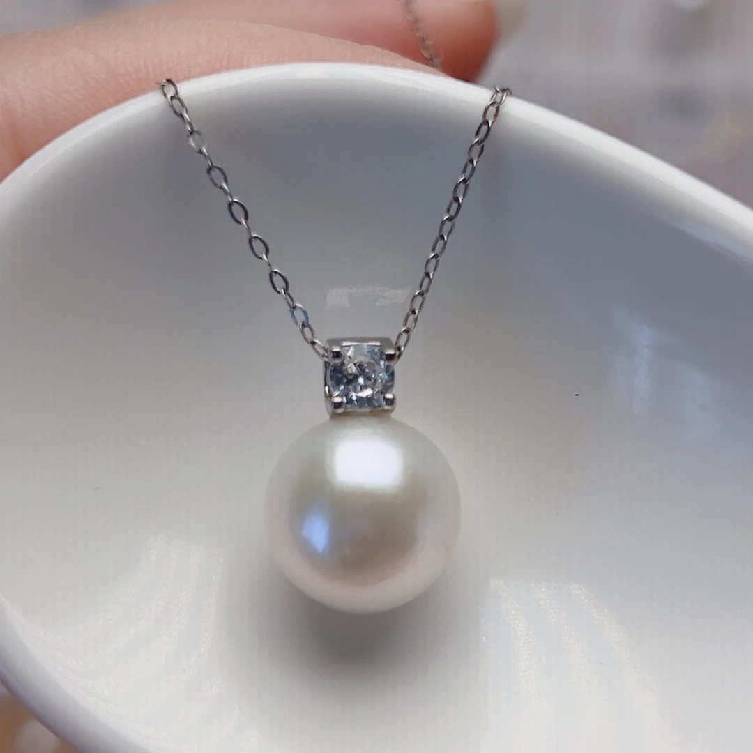 淡水珍珠未镶嵌吊坠(赠链)