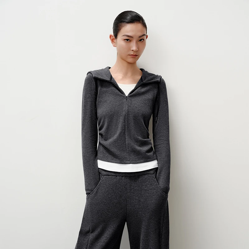 【上衣】【商场同款新品】艾诺丝雅诗 撞色时尚休闲假两件 AR604114