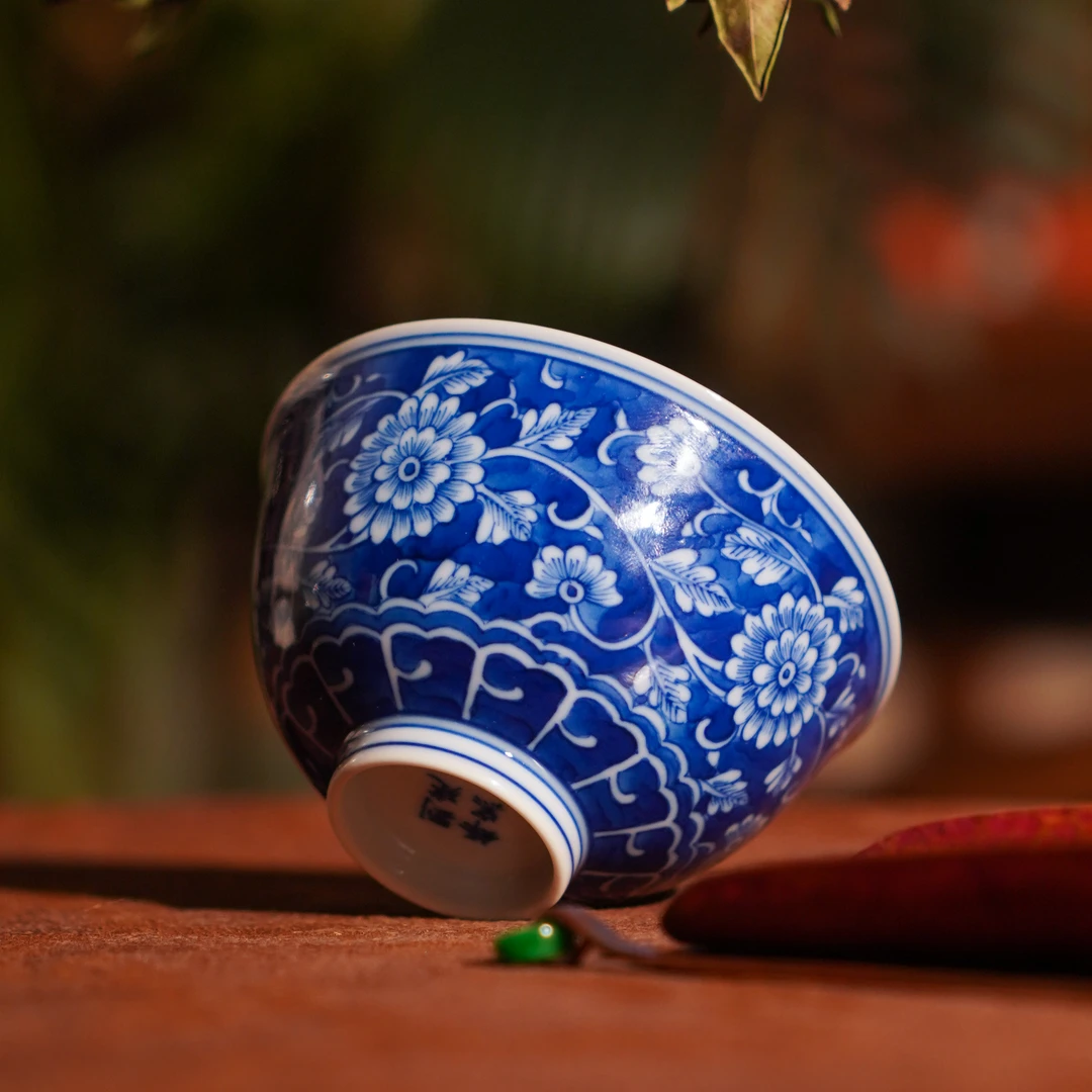 刘建锋  地皮菊花宫碗杯  手工茶具纯手工中式 LJF1360