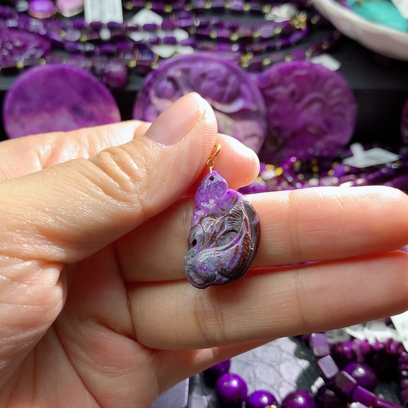 【闪购商品】苏纪石（舒俱来）18K金镶嵌吊坠