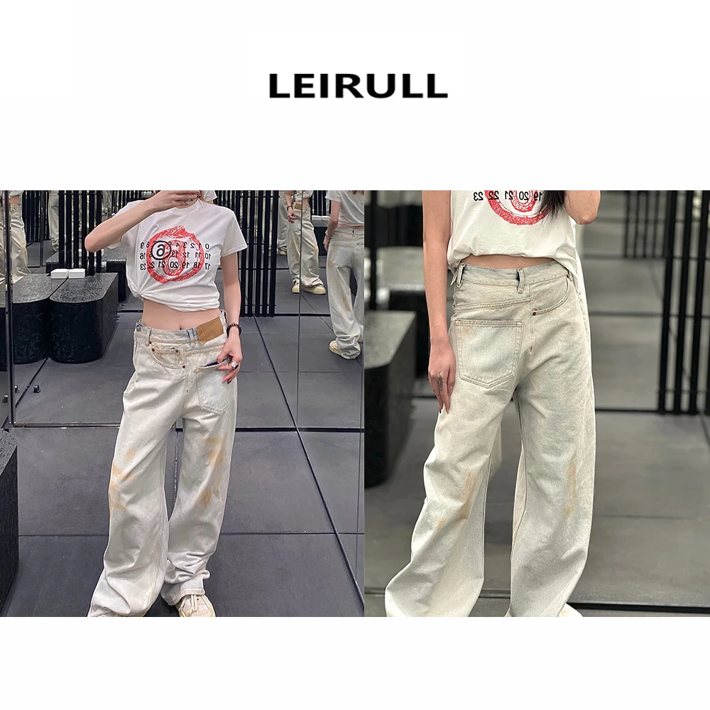 【蕾子】马吉25w错版做旧牛仔裤 正确版