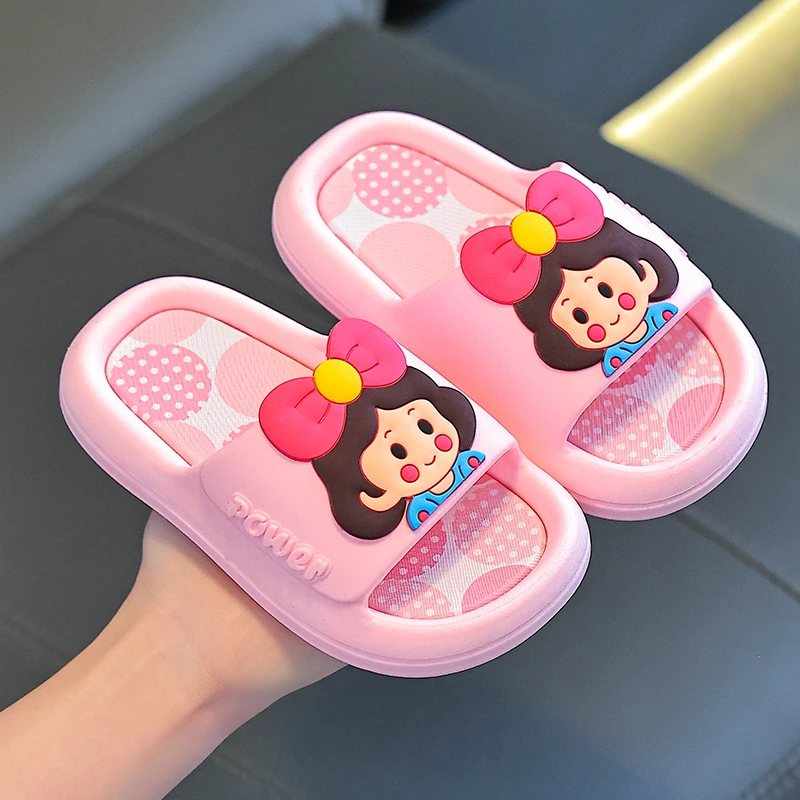 儿童拖鞋女童夏季卡通可爱小童小孩防滑室内公主女孩洗澡软底宝宝