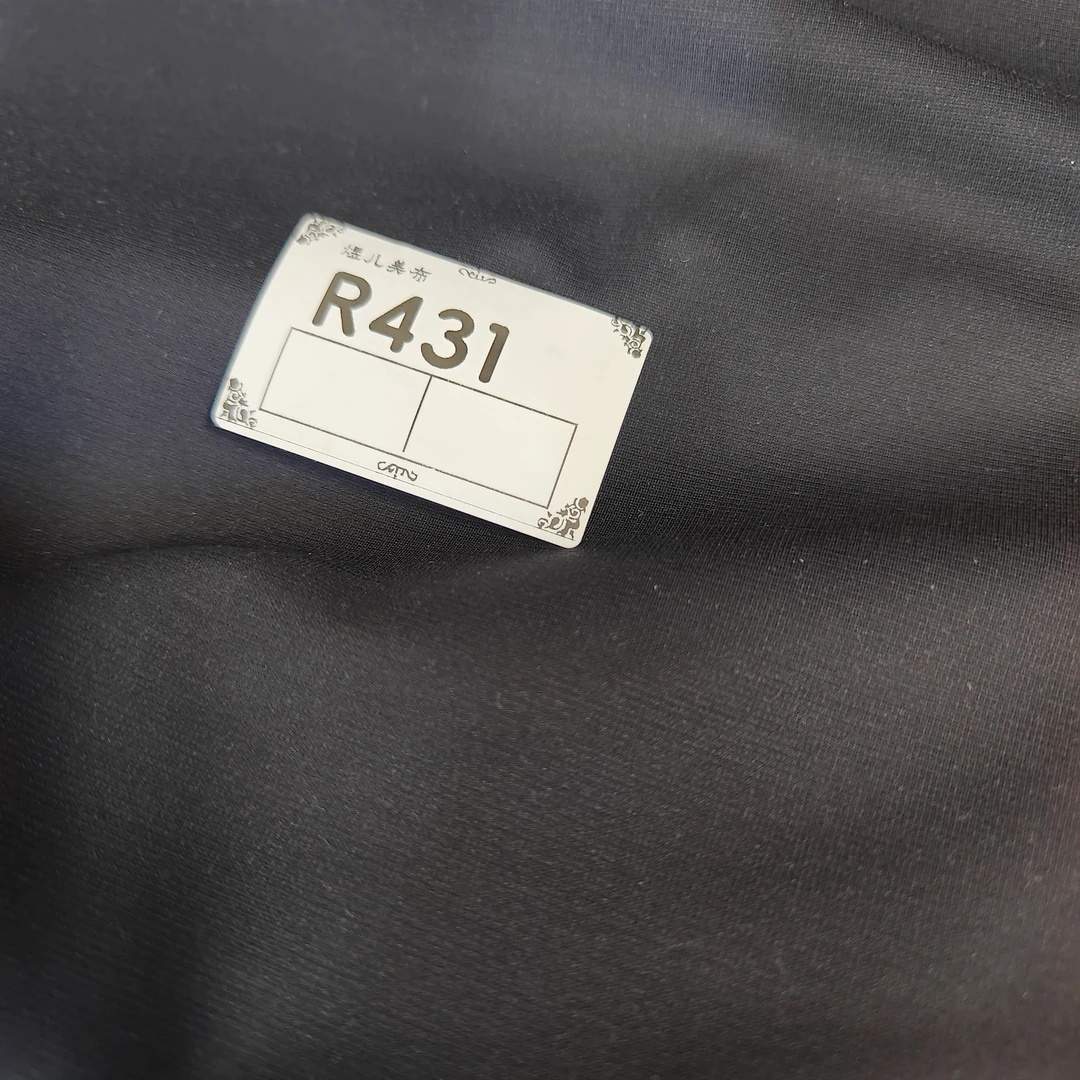 431传奇蓝高支罗马布料