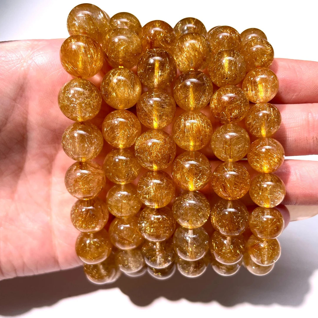 【盛玺轩专属】金发晶单圈手链FJ40/84尺寸可选-(多样性发其一)