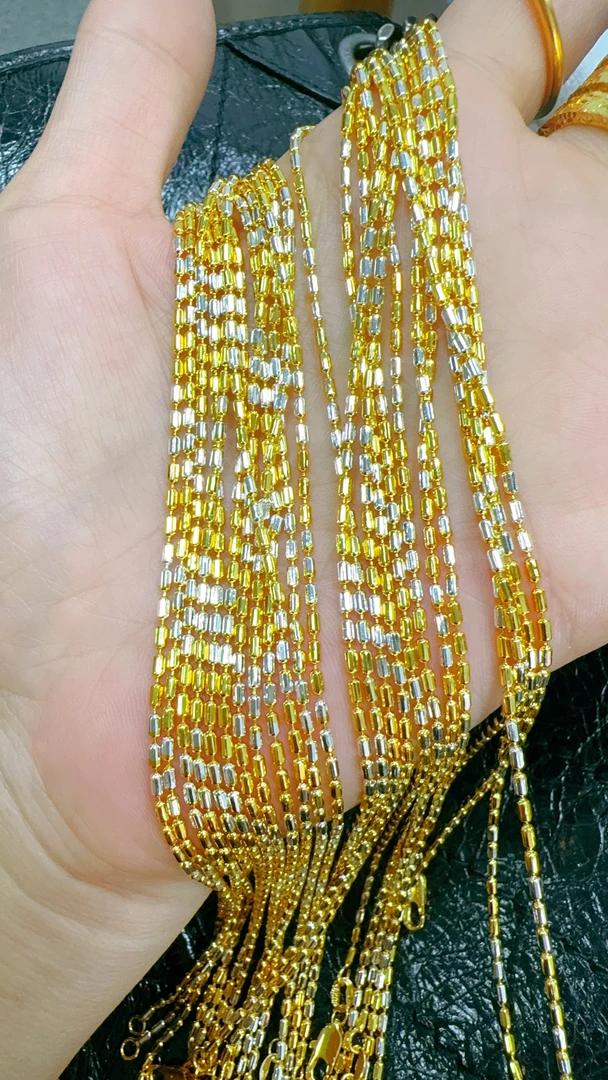 合金项链 意大利工艺闪闪米粒链