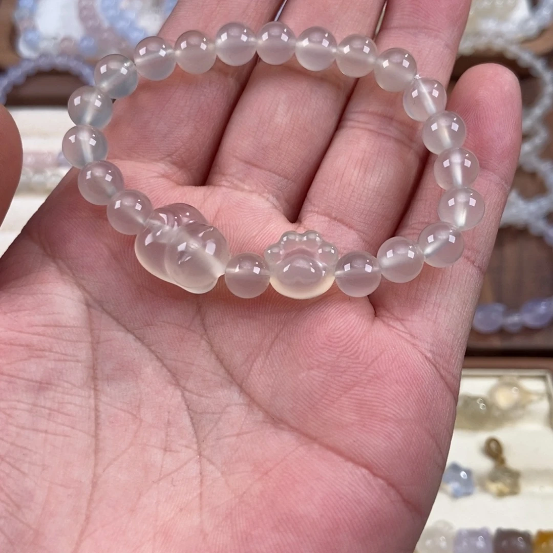 玛瑙/玉髓未镶嵌手链