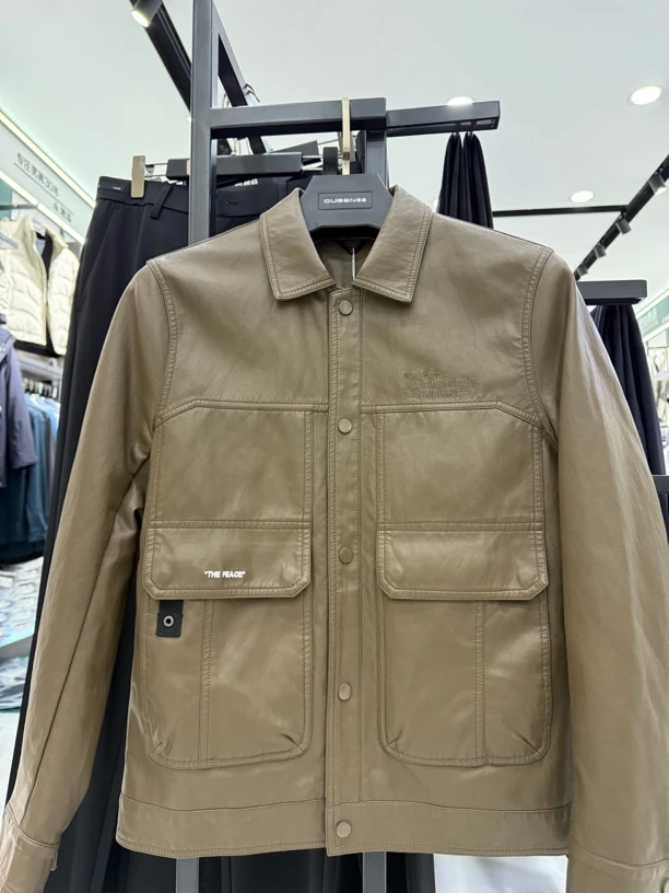 高端男士商务休闲皮衣GY5612
