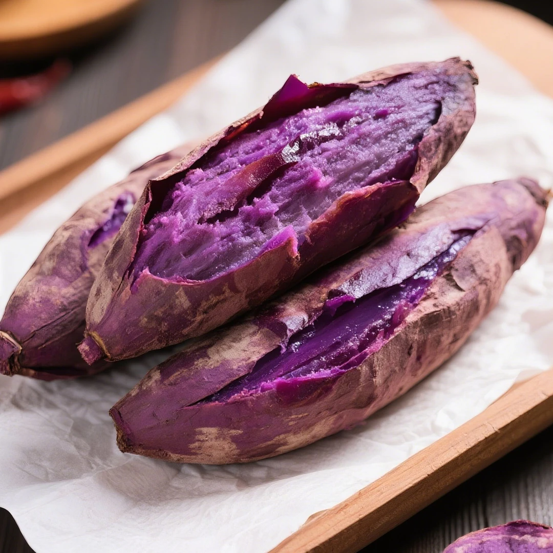 新鲜现挖紫罗兰紫薯沙地种植香甜粉糯可做粗粮早餐