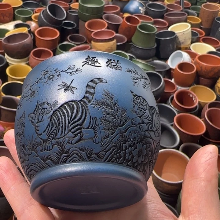 茶杯紫砂全手工紫砂