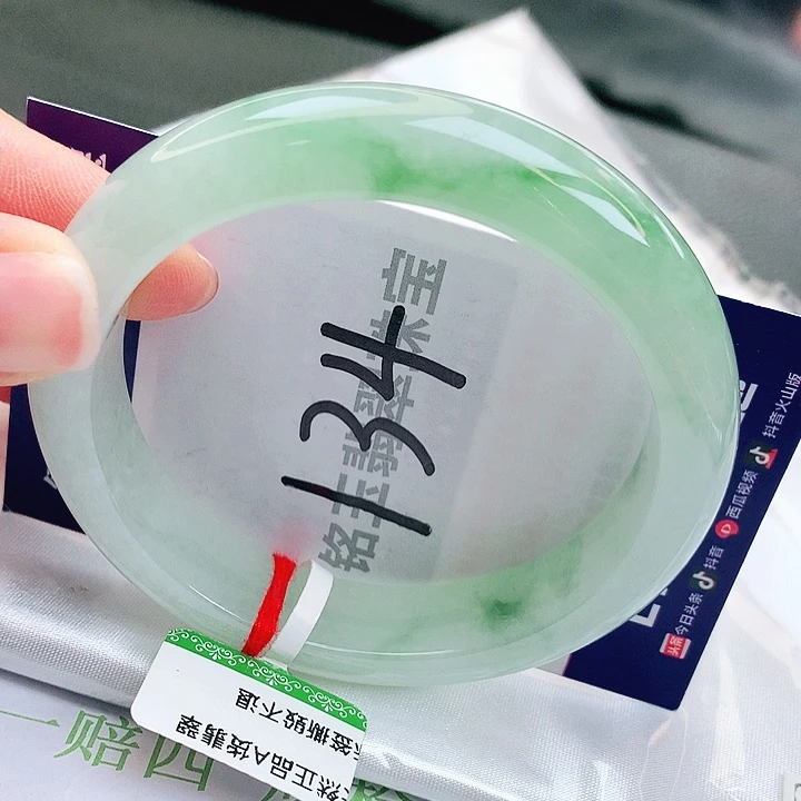 翡翠未镶嵌手镯缅甸天然a货翡翠手镯