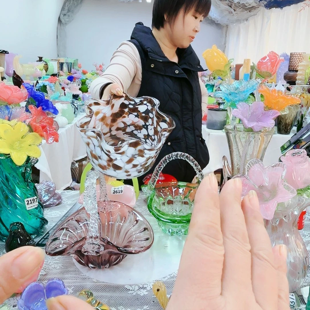 福利不退不换琉璃花瓶艺术品