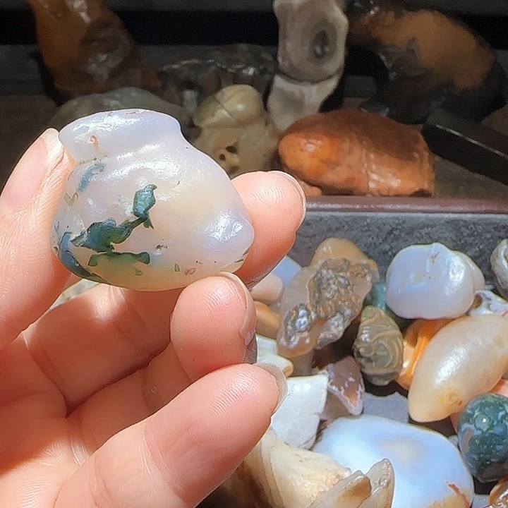 戈壁石无*人阿拉善奇石