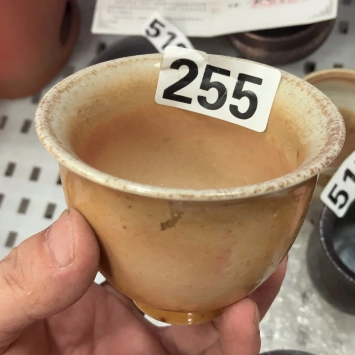 柴烧茶具茶杯大放漏