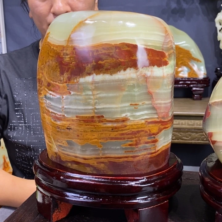 石材精品古青石摆件