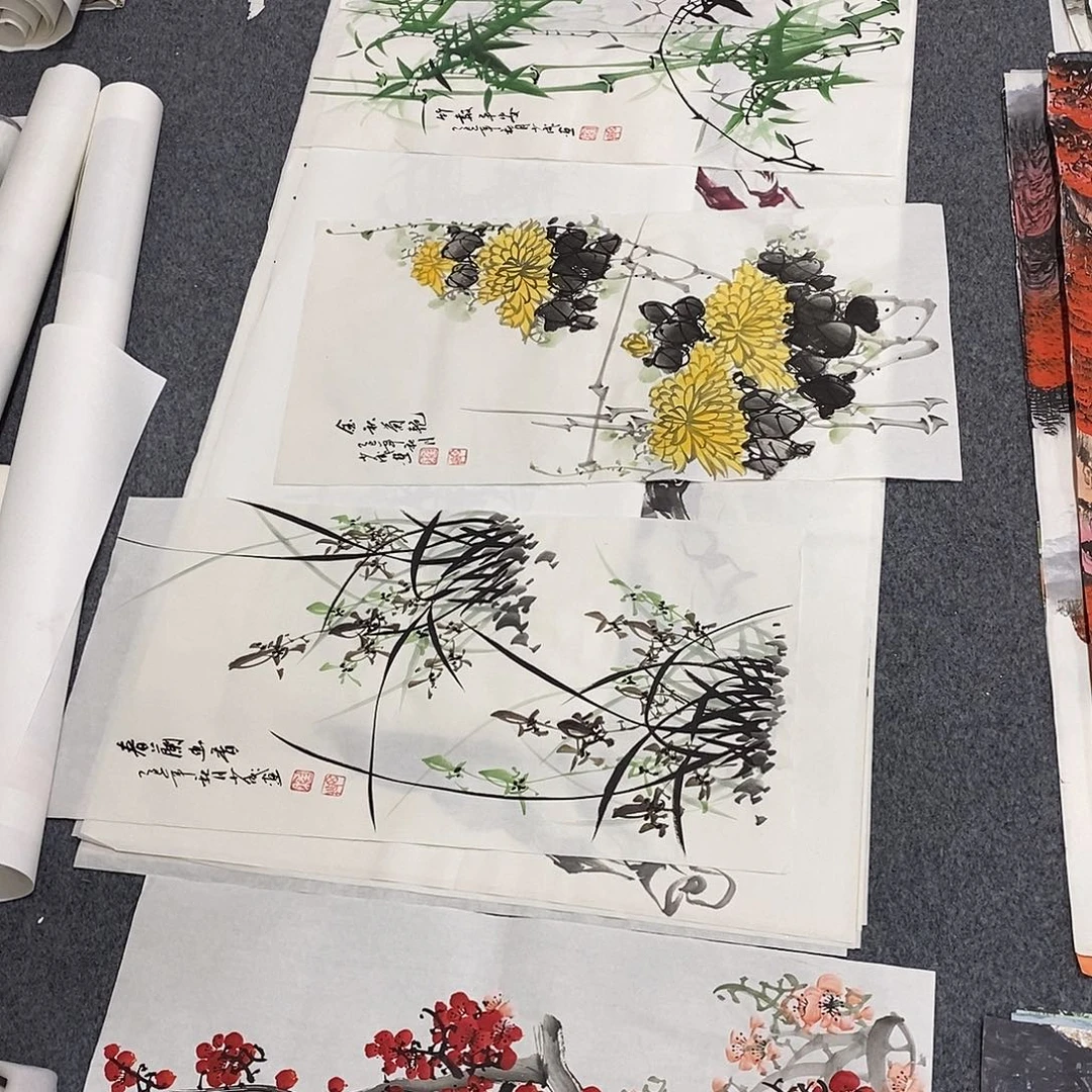 国画画画真的画画画