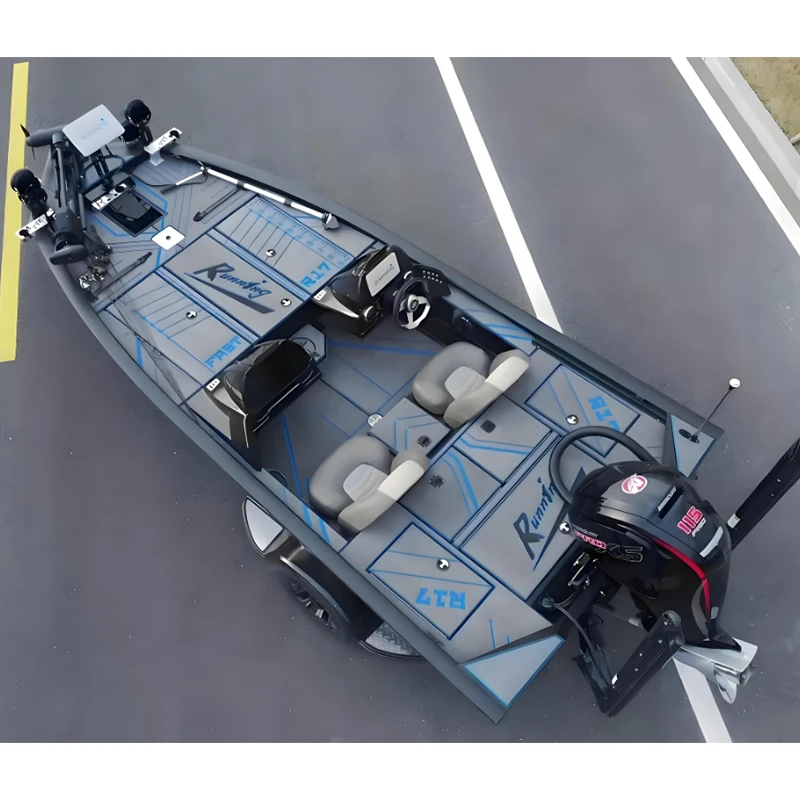 方头路亚艇铝合金钓鱼艇救援艇捕鱼河道打捞撒网防汛专用冲锋舟