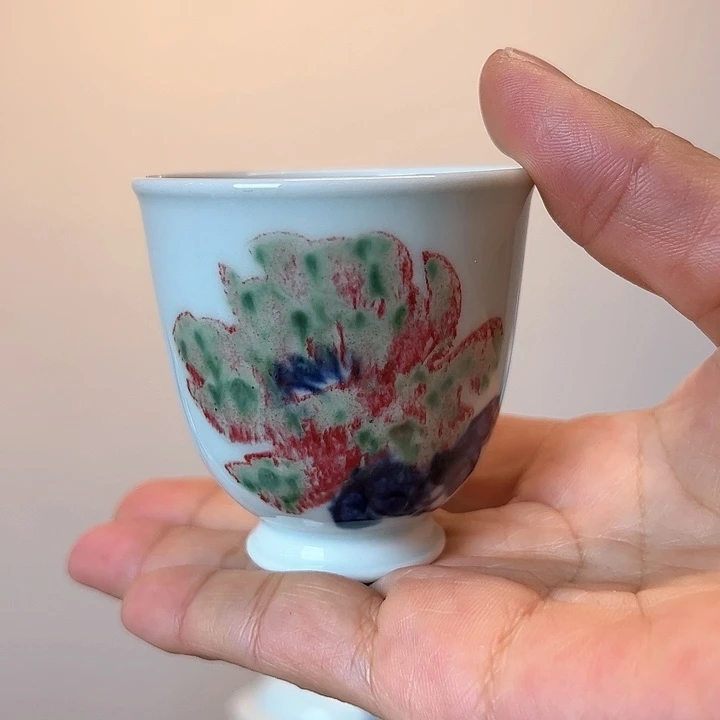 青花釉里红色差放漏70c c