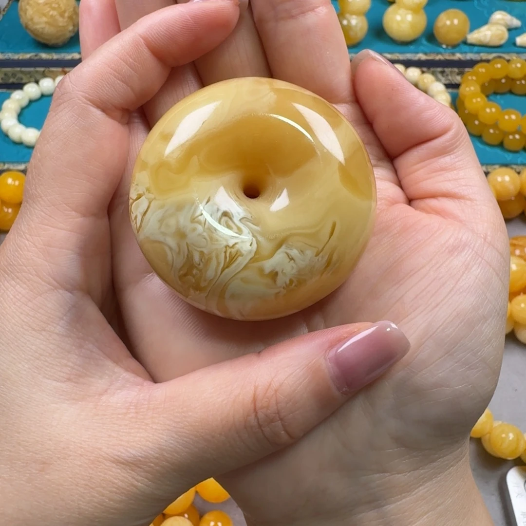 手链琥珀未镶嵌同料