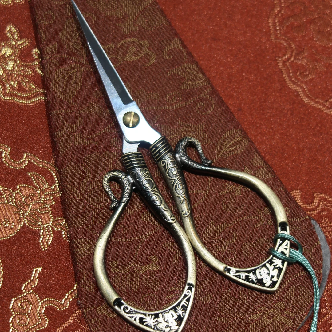 【泓璟】复古钛金茶剪岩茶剪刀