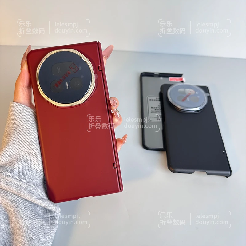 适用于荣耀MagicV5手机壳新款magicv3超薄肤感磨砂镜头支架保护壳