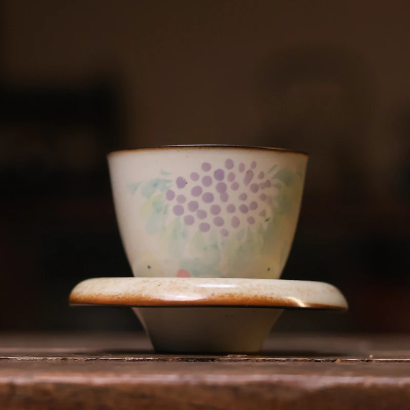 【慕白茶集】绣球合欢杯50ml（Q8760）