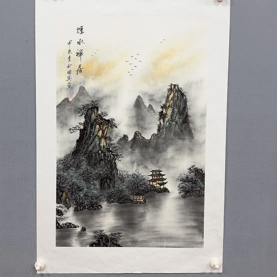 国画国画莫国宾老师精品