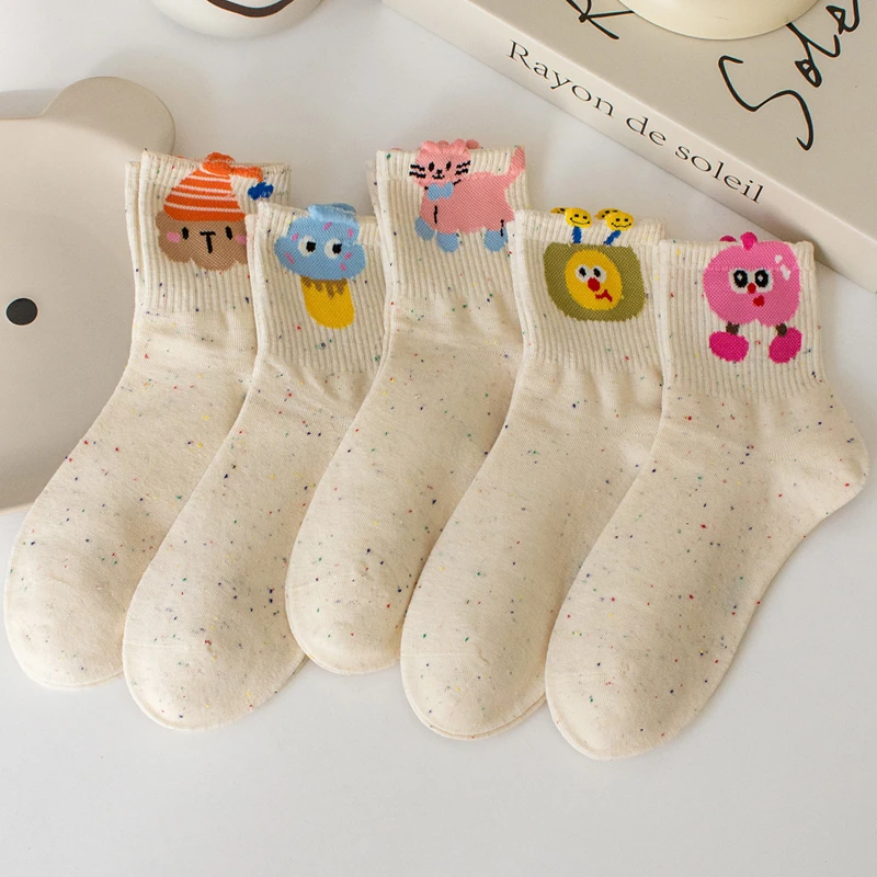 袜子女短筒袜春夏季可爱日系ins潮甜美学院风低帮袜