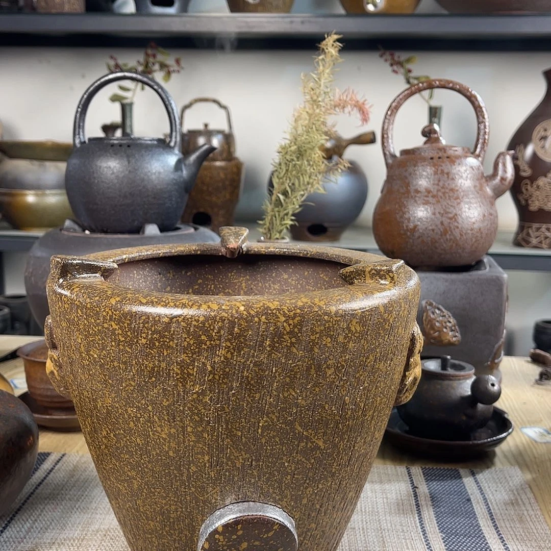 紫砂粗陶实用砂锅