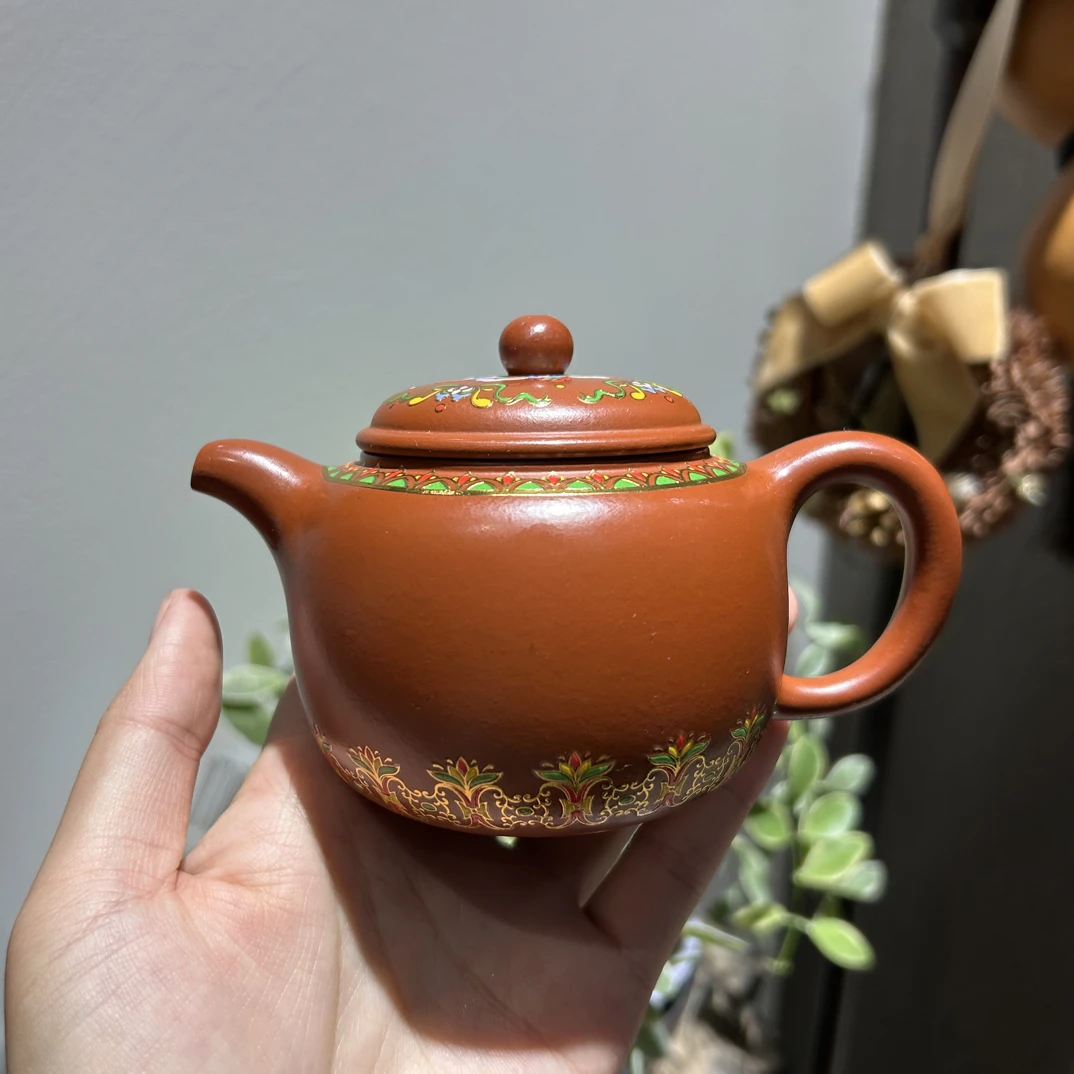 范家壶庄 匏尊·珐琅彩 朱泥 200cc 范家好礼系列