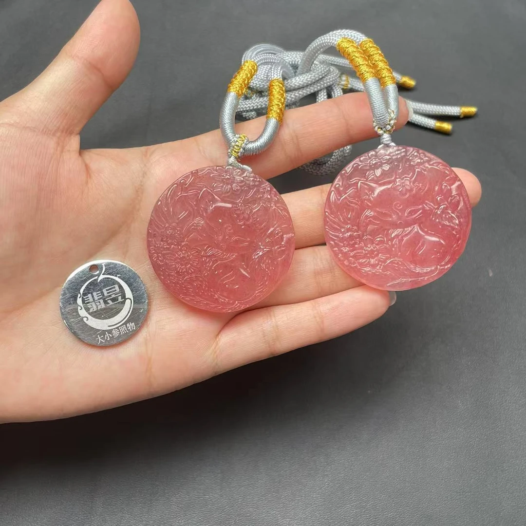 翡昱-SH56-38685-623-草莓晶吊坠绑绳-多样性发其一-C