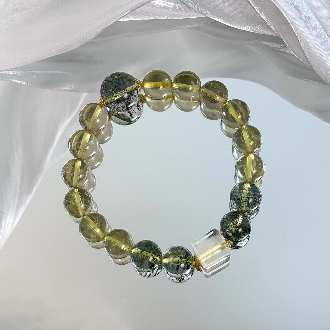 非金属玻璃手链 【晟伊】地C配比手串+双方名+日期+地址+八Z