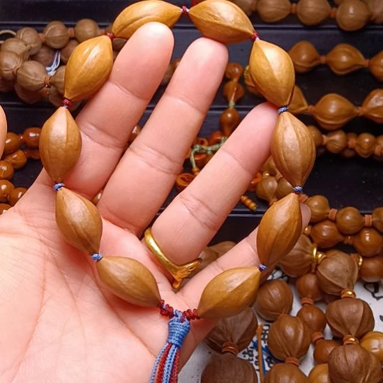 手串/手链橄榄核橄榄核手串铁核柳叶1.3
