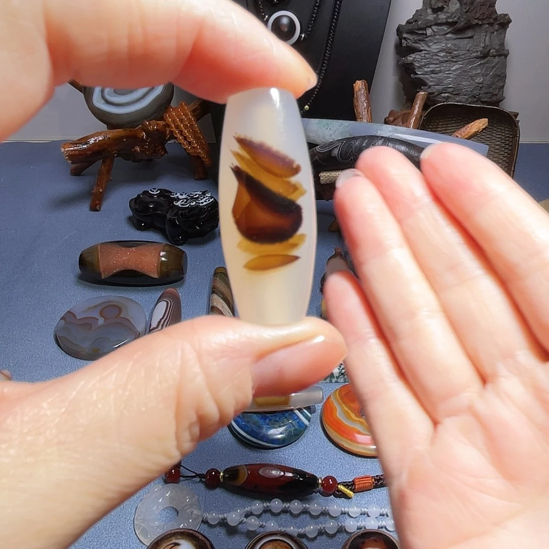 吊坠玛瑙未镶嵌玛瑙吊坠