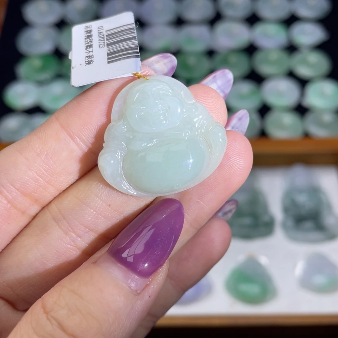 颈饰未镶嵌翡翠佛公