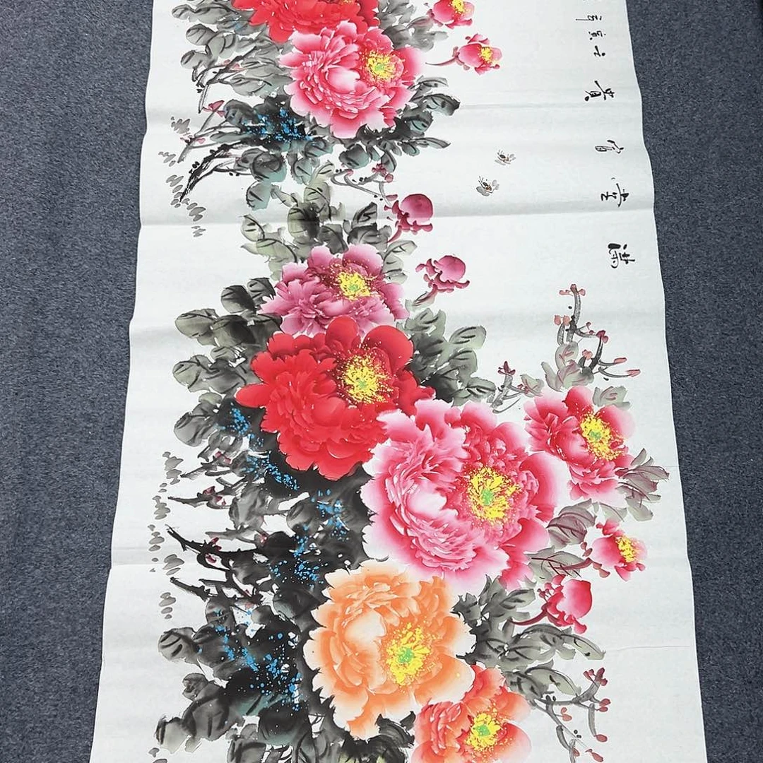 国画宣纸国画纯手绘作品