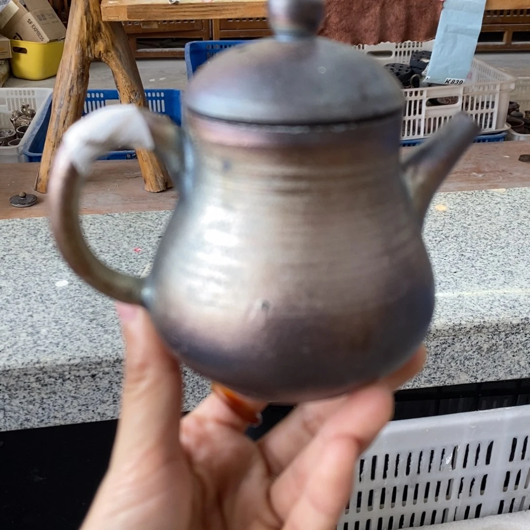 陶园柴烧 精品高货19瑕疵露白